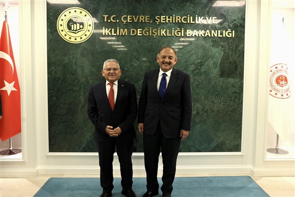 Başkan Büyükkılıç'tan Bakan Özhaseki'ye ziyaret