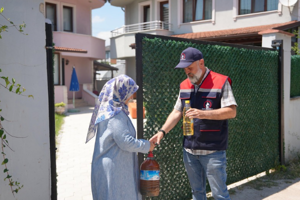Düzce'de atık yağ kampanyası sürüyor<