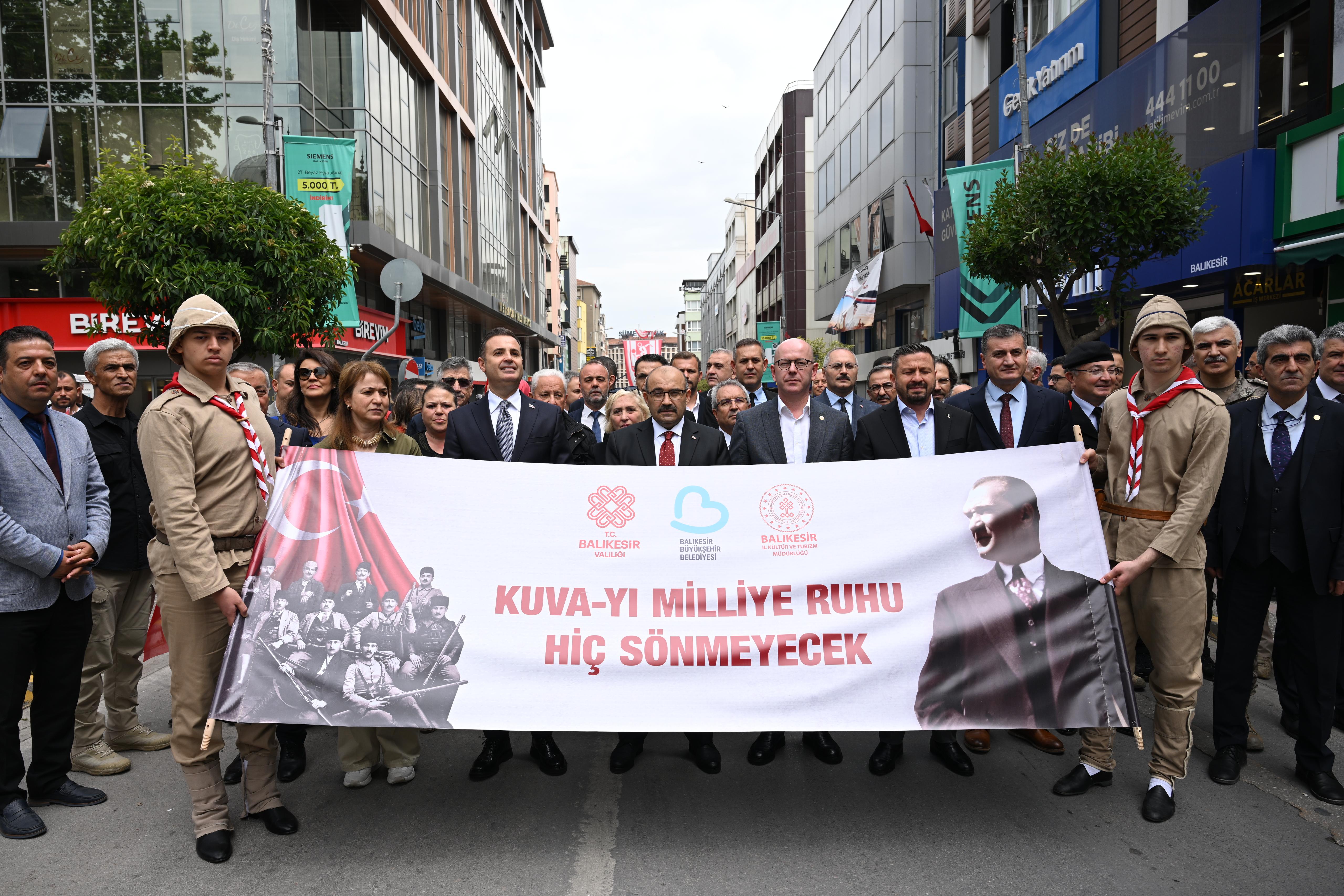 Başkan Akın: Kuvayimilliyecilerin aziz hatırasına sonsuza kadar sahip çıkacağım<