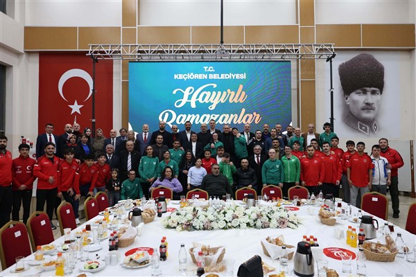 Keçiören'de Ramazan boyunca 450 bin kişi  iftar sofrasında buluştu<