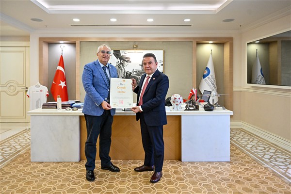 Başkan Arslan'dan Başkan Böcek’e ziyaret