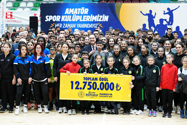 Manisa’da 123 amatör spor kulübüne 12 milyon 750 bin TL destek<