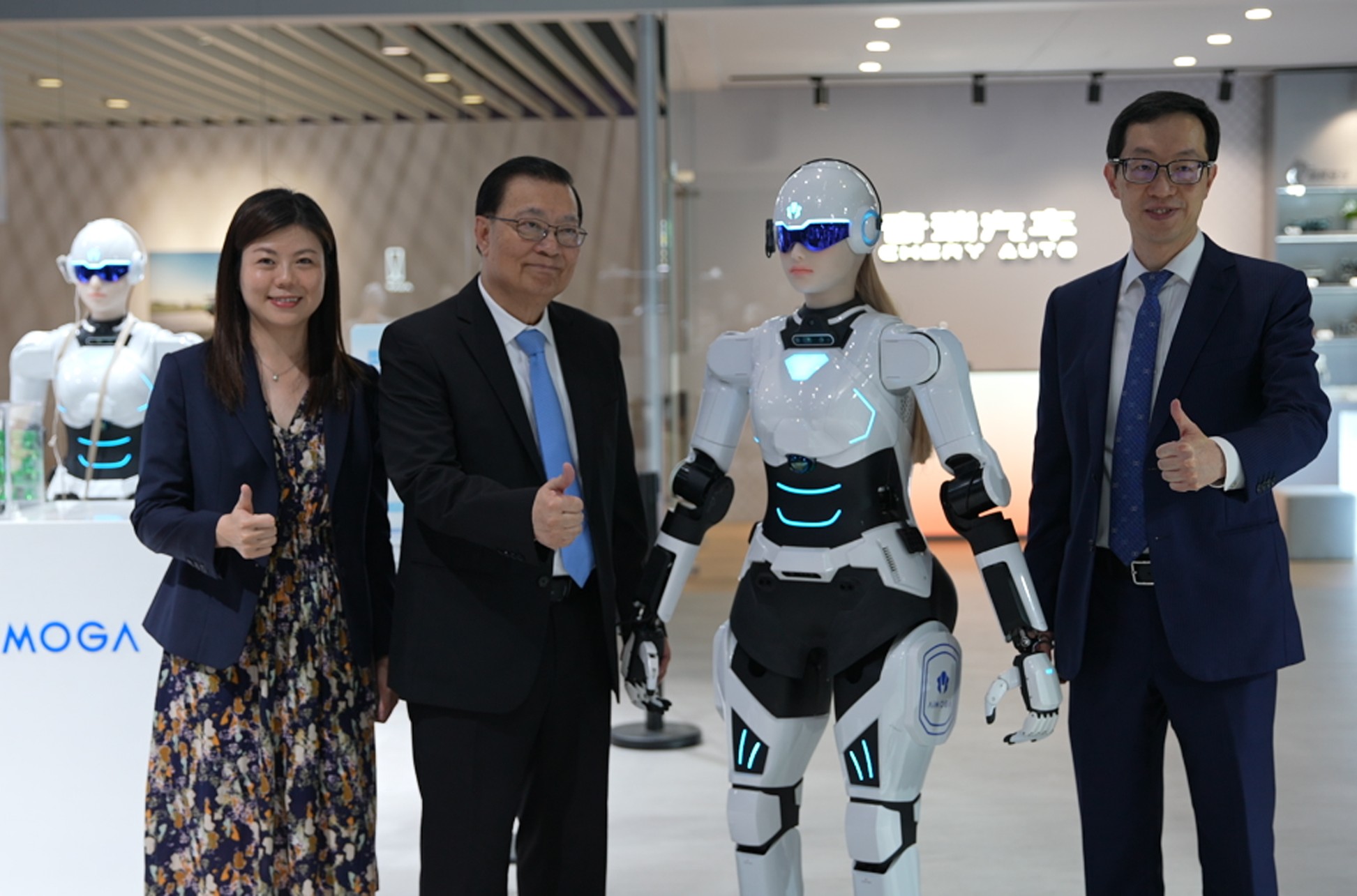 Chery AiMOGA robotlarıyla teknoloji şovu yaptı<