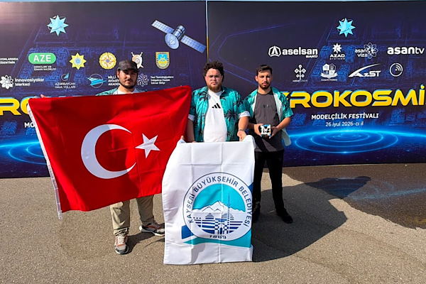 Mergen Model Uydu Takımı, Azerbaycan’daki CubeSat Yarışması’nda Türkiye’yi temsil etti<