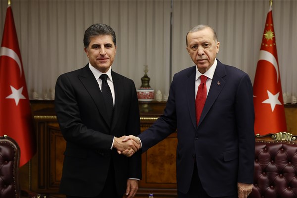 Cumhurbaşkanı Erdoğan, IKBY Başkanı Barzani'yi kabul etti