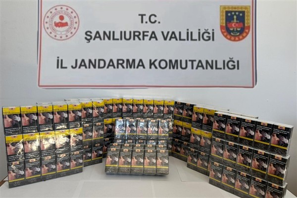 Şanlıurfa’da  2 bin 130 paket kaçak sigara ele geçirildi <