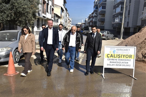 Başkan Karabatı, Emirsultan’daki çalışmaları inceledi