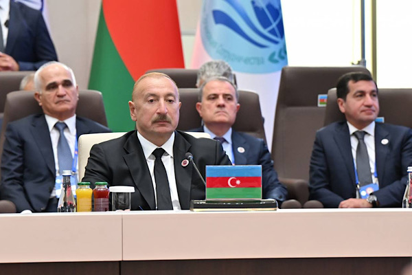 Aliyev: Azerbaycan, egemenliğini tamamen kendi çabalarıyla geri kazandı<