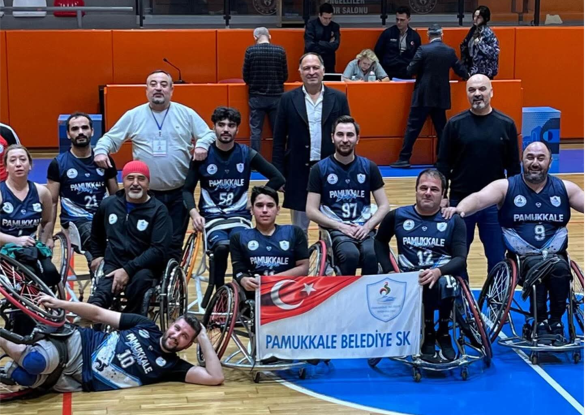 Pamukkale Belediyespor, 1453 Engelliler Spor Kulübü’nü mağlup etti<