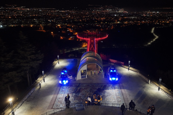 Kirazlıdere cam seyir terasında farkındalık çalışması<