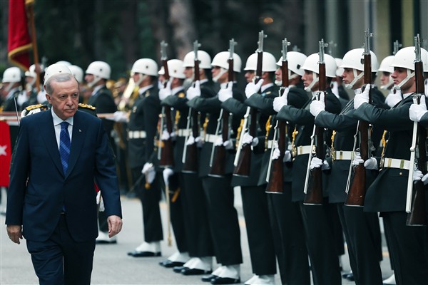 Cumhurbaşkanı Erdoğan, MSÜ Kara Harp Okulu'nda öğrenciler ile bir araya geldi