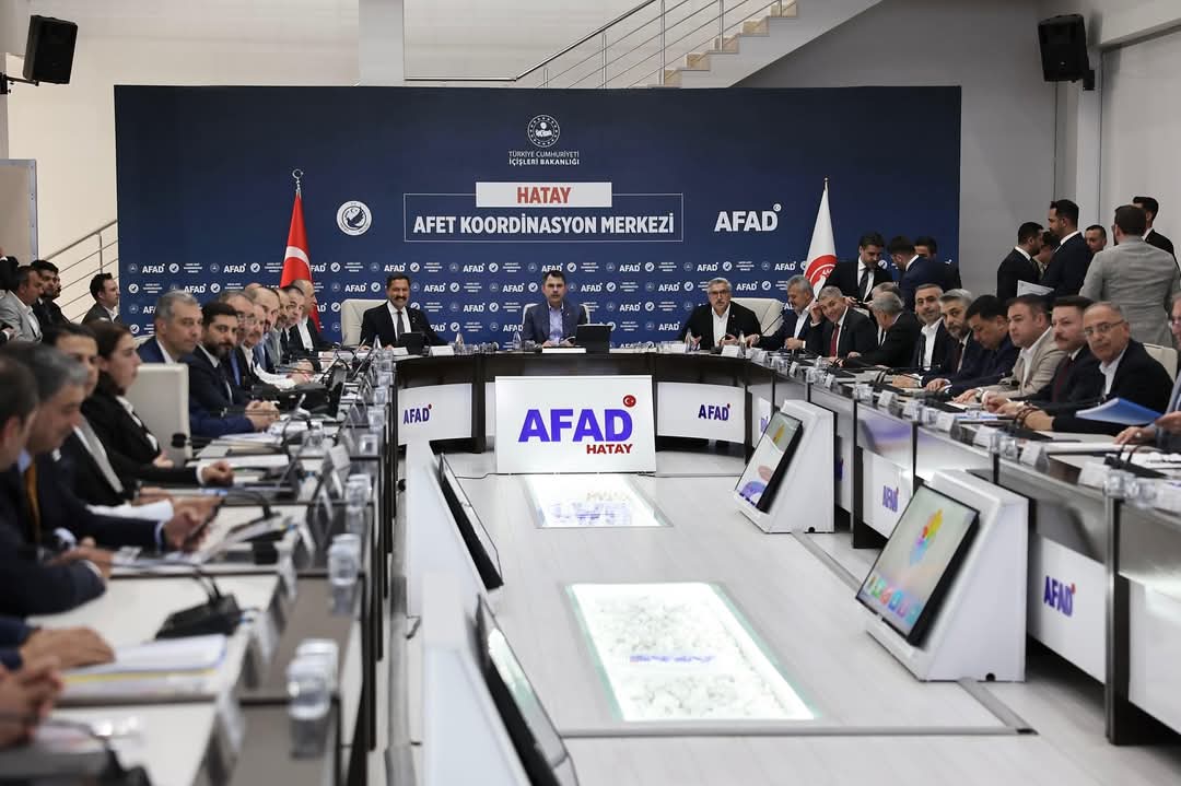 Bakan Kurum başkanlığında Hatay'da AFAD Koordinasyon Toplantısı