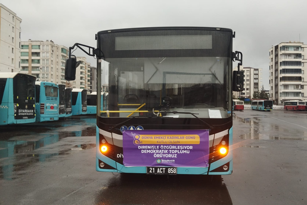 Diyarbakır'da otobüsler 8 Mart’ta kadınlara ücretsiz olacak<
