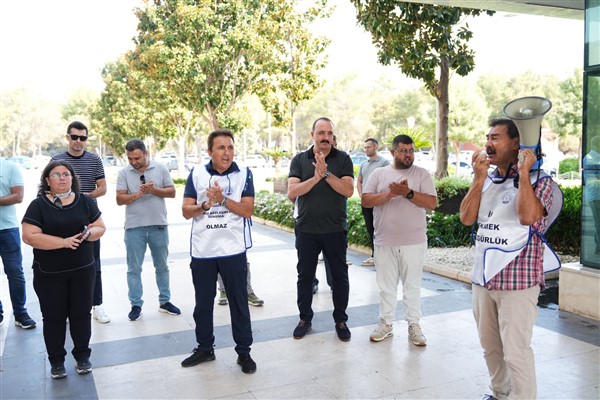 Başkan Kotan'dan memur eylemine destek