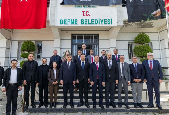 Başkan Tugay, Hatay'da<