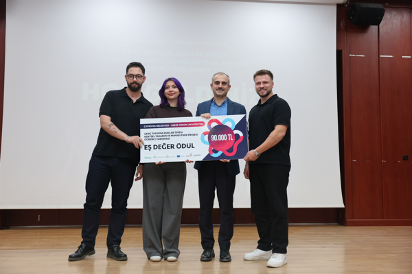 Genç tasarım yarışmasında ödül kazanan öğrenciler belli oldu<