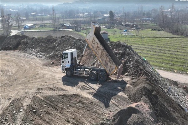 Tokat'ta yol genişletme ve altyapı çalışmaları yürütülüyor