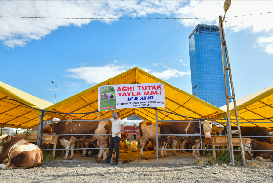 Esenyurt’ta kurban satış ve kesim alanı hazır hale getirildi<