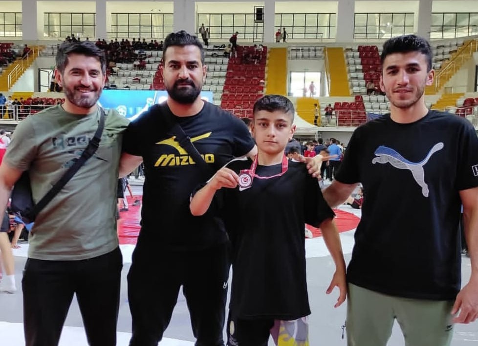 Ardahanlı güreşçi Türkiye beşincisi oldu