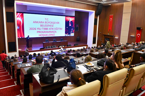 Ankara’da özel ve üniversite hastanelerine tıbbi atık yönetimi eğitimi verildi<