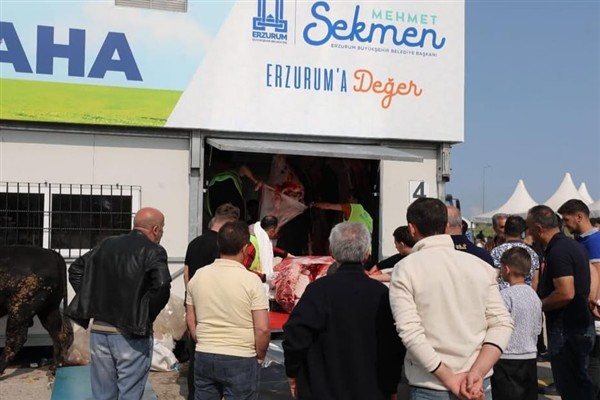 Erzurum’da Canlı Hayvan Borsası’na yoğun ilgi <