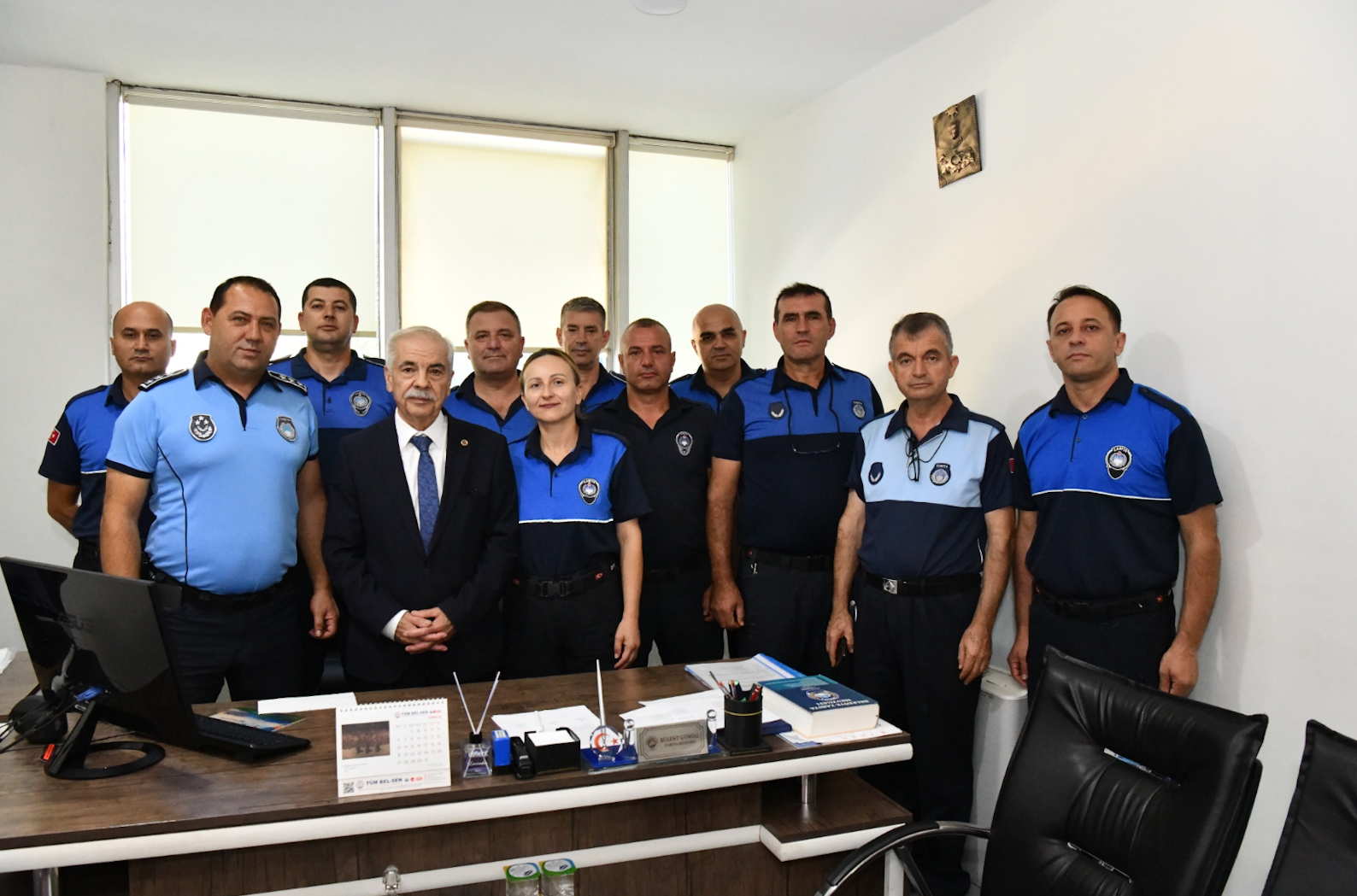 Başkan Özcan, Keşan Belediyesi Zabıta Müdürlüğü'nü ziyaret etti