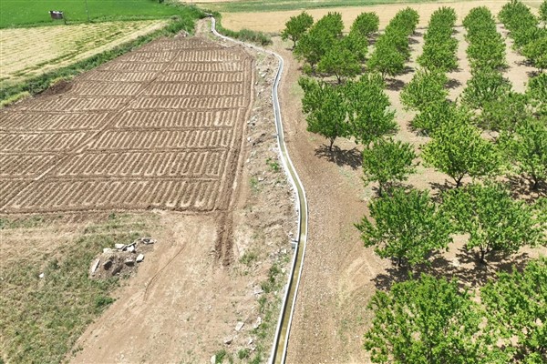 Malatya Çayırköy Mahallesinde sulama kanalı çalışmaları sürdürülüyor<