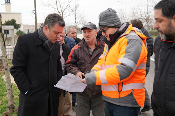 Çorlu’da ulaşım altyapısı için saha incelemeleri yapıldı<