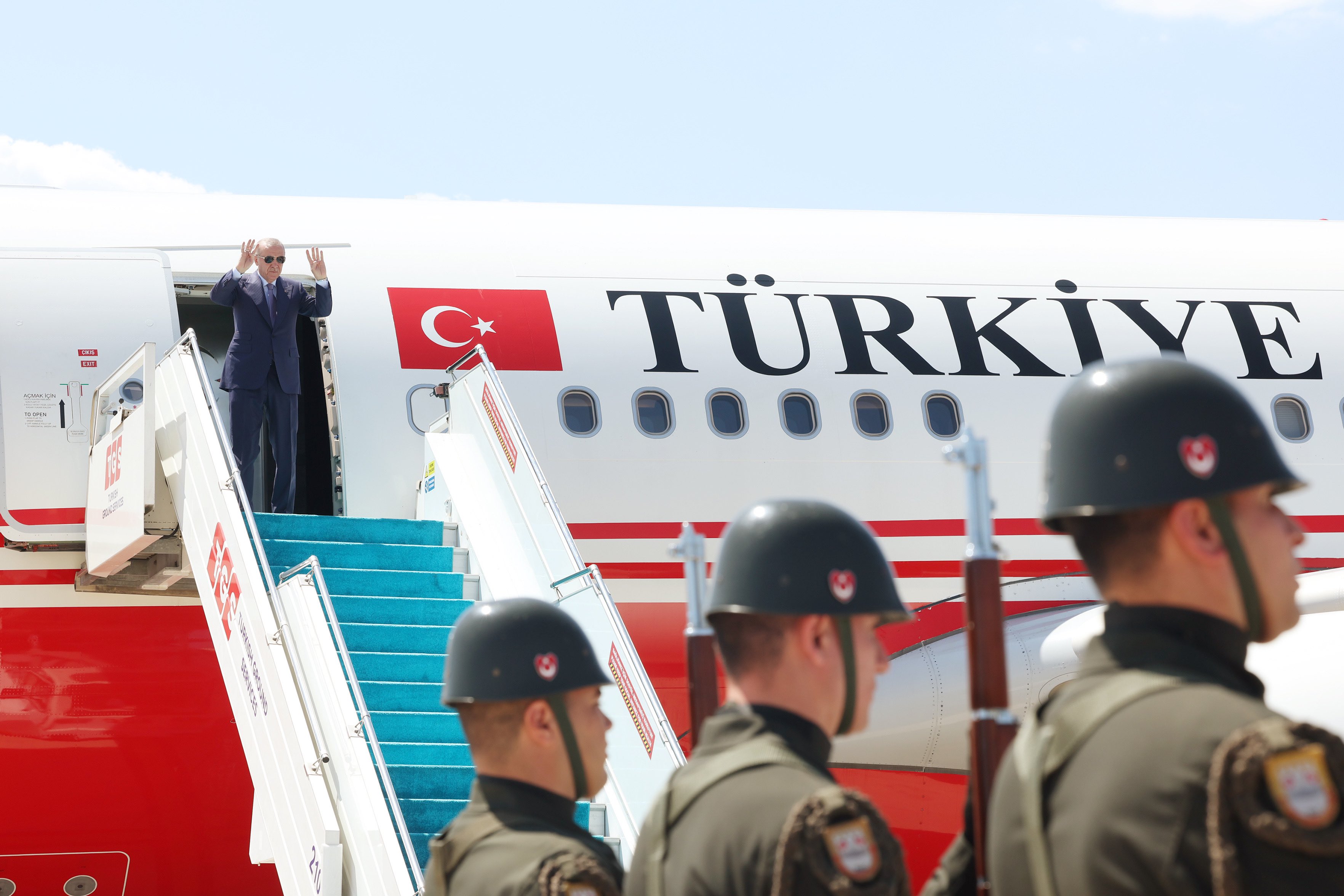 Cumhurbaşkanı Erdoğan, KKTC'ye hareket etti<