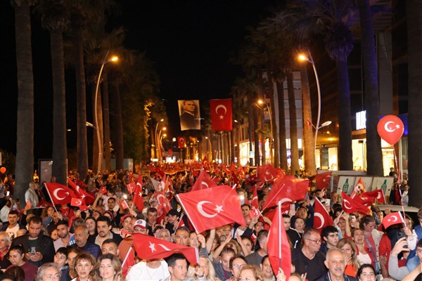 Marmaris'te Cumhuriyet Bayramı kutlaması<
