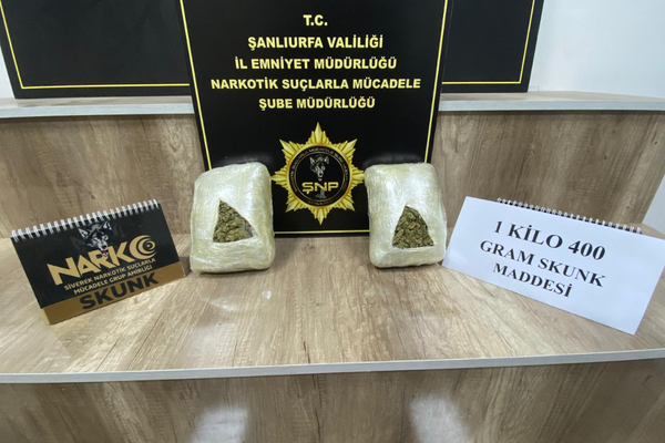 Şanlıurfa’da uyuşturucu operasyonunda 2 şüpheli tutuklandı