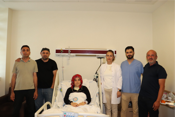 Şanlıurfa'da doğum sonrası inme geçiren anne sağlığına kavuştu<