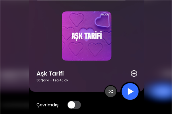 Sevginin her hali Muud'da yükseliyor<