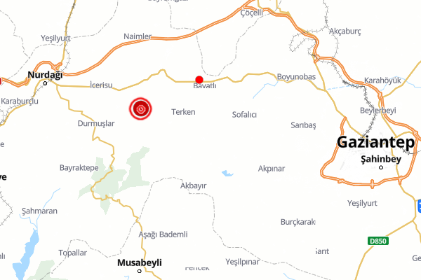 Gaziantep'te deprem