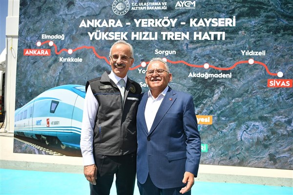 Başkan Büyükkılıç: Kayseri, Yüksek Hızlı Tren ile Anadolu'nun parlayan yıldızı olacak
