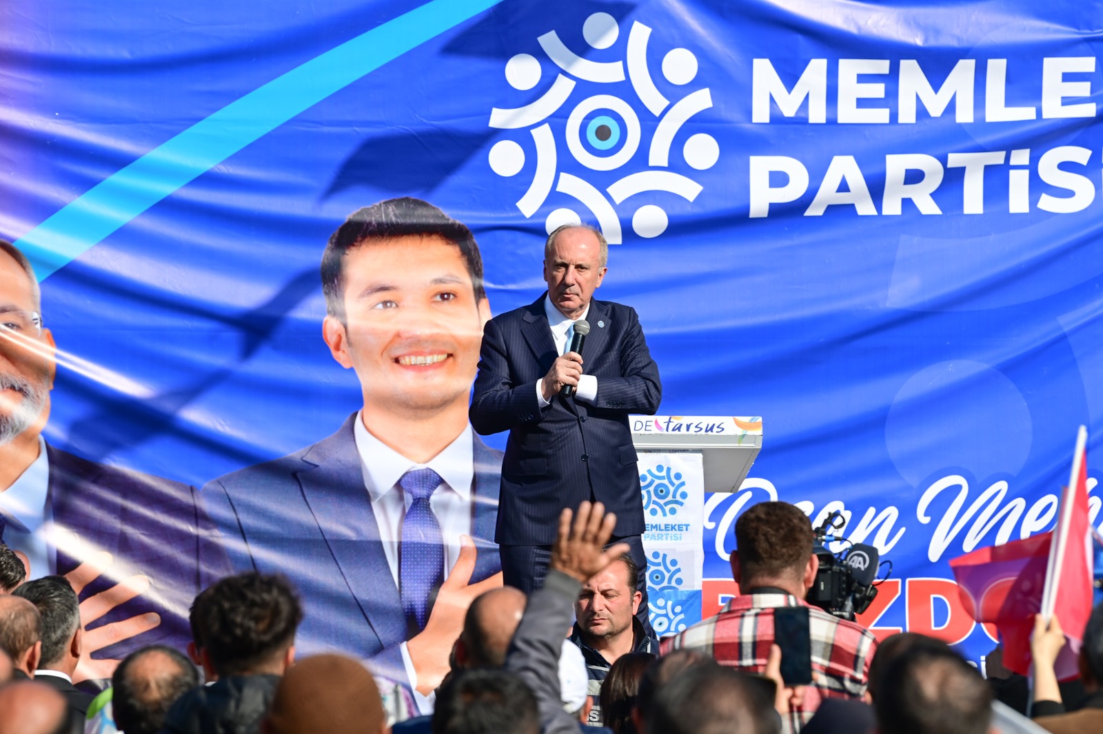 Memleket Partisi Genel Başkanı İnce, Tarsus'ta ziyaretlerini sürdürüyor