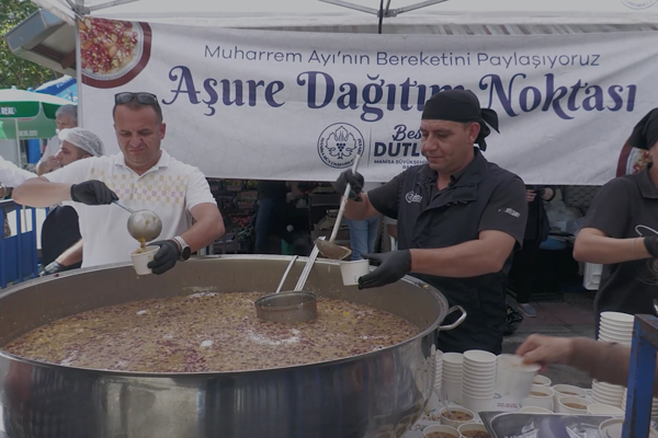 Manisa'dan Muharrem ayı kapsamında aşure ikramı<