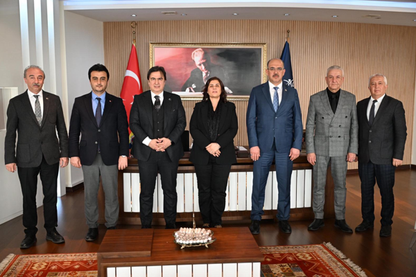 TCDD Genel Müdürlüğünden Başkan Çerçioğlu'na ziyaret<