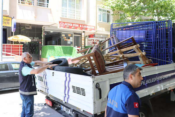 Maltepe’de zabıta ekiplerinden işgal ve işyeri denetimi<