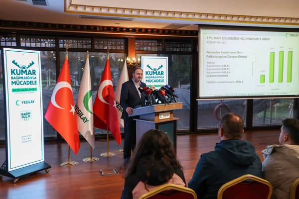 Kumar bağımlılığında çözümün adresi Yeşilay<