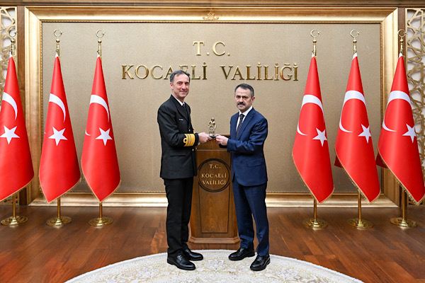 Donanma Komutan Yardımcısı Koramiral Payal, Vali Aktaş’ı ziyaret etti