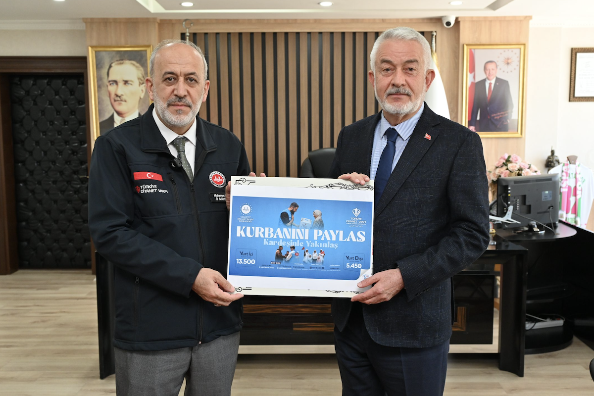 Başkan Başdeğirmen, Filistin'e kurban bağışı yaptı