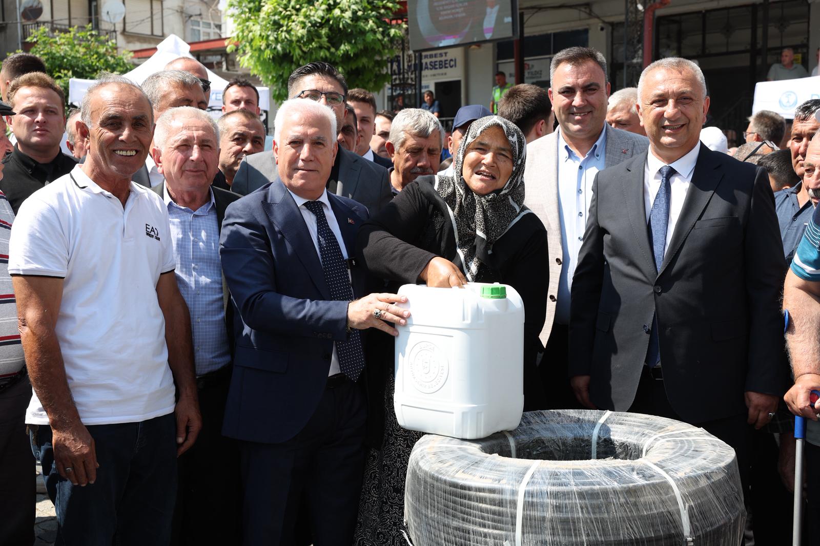 Bursa’dan Domaniç’e tarımsal destek<
