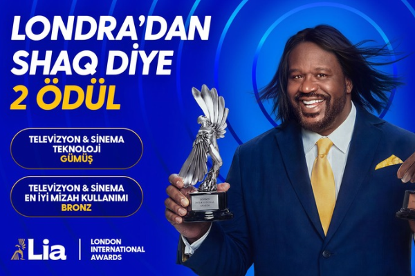 Turkcell’in “Shaq diye 5G” reklam kampanyasına London International Awards’tan çifte ödül<