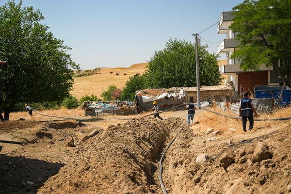 Nohuttepe’nin içme suyu hattı yenileniyor<