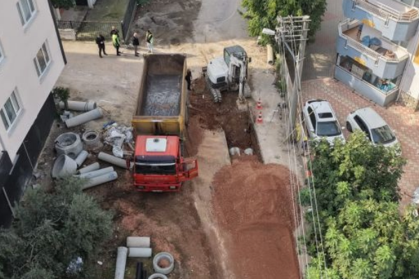 Bursa’da 340 metrelik altyapı çalışması yapılıyor<