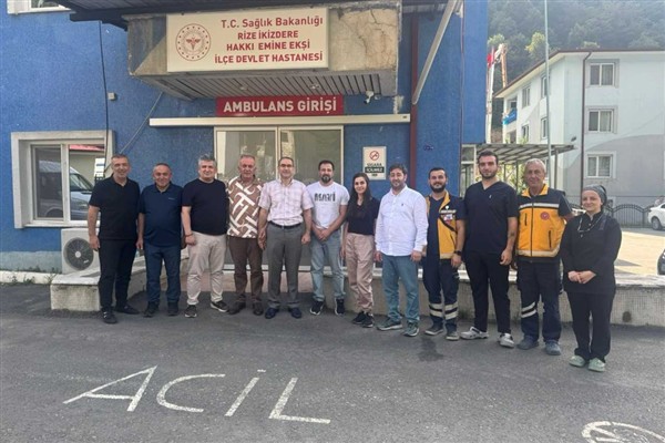 Rize’de devlet hastanelerine yatırım planları yerinde incelendi 