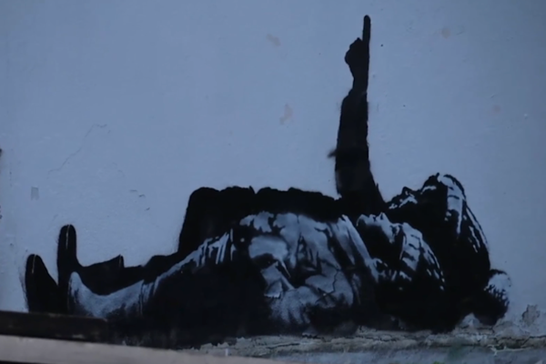  Londra'da iki yeni Banksy tablosu ortaya çıktı<
