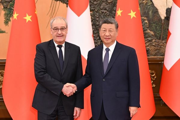 Xi Jinping, İsviçreli mevkidaşı ile görüştü<