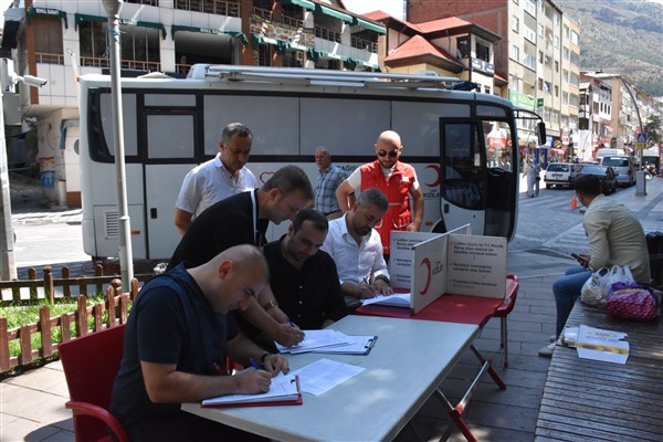Gümüşhane Belediyesi'nden kan bağışı kampanyası<